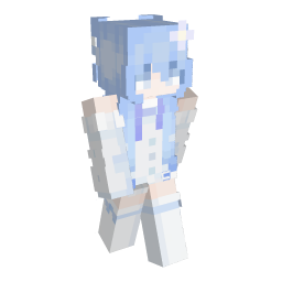 Blue Hair Cute Girl