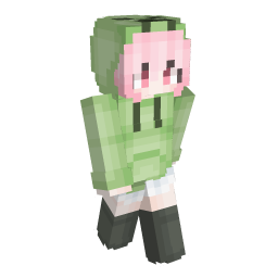 Pink Hair Slim Creeper